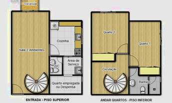 Imagem 6: Unidade 2 dorms Duplex Avenida Giovanni Gronchi