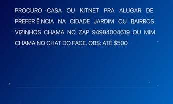 Imagem: Aprocura de uma casa ou kitnet pra alugar