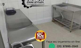 Imagem 3: Bancada de inox coifas estantes inox (FÁBRICA PRONTA ENTREGA E SOB MEDIDA