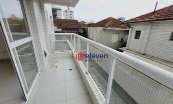 Imagem 3: Apartamento com 1 dormitório para alugar, 60 m² por R$ 2.530,00/mês - Boqueirão - Santos/S