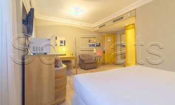 Imagem 3: Flat no Tryp Higienópolis com 1 dormitório e 1 vaga disponível para locação com entrada im