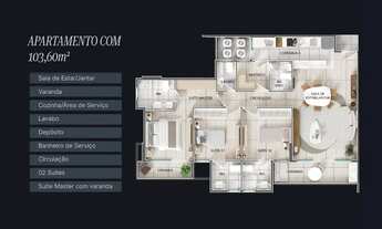 Imagem 4: Lançamento na Avenida dos Holandes, Apartamentos de 87m² e 103m², até 3 suítes, Delman, La