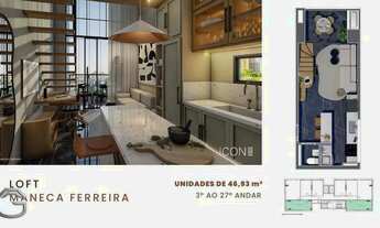 Imagem: Loft 46,93M² Ícone Connected Residence