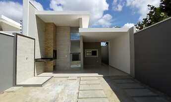 Imagem 2: Linda Casa Plana No Centro Do Eusébio, Porcelanato, Varanda Gourmet, 3 Quartos, 2 Vagas