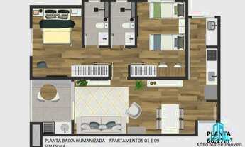Imagem 6: Apartamento para Venda em São Caetano do Sul, Olímpico, 2 dormitórios, 1 suíte, 2 banheiro