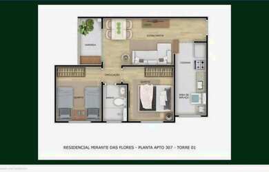 Imagem 7: BELÍSSIMO APARTAMENTO COM VISTA RIO NA PONTA NEGRA/ MIRANTE DAS FLORES COM EDIFÍCIO GARAGE