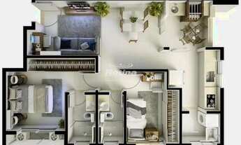 Imagem 3: Apartamento à venda, 2 quartos, 1 suíte, 2 vagas, Patrimônio - Uberlândia/MG - R$ 515.000