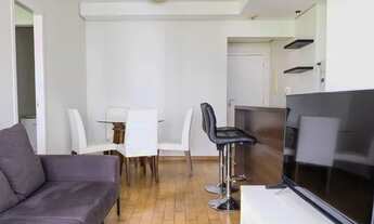 Imagem 2: Apartamento com 1 dormitório para alugar, 55 m² por R$ 7.070,00/mês - Cerqueira César - Sã