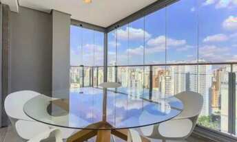 Imagem 2: Apartamento com 1 dormitório para alugar, 97 m² por R$ 14.200,00- Vila Nova Conceição - Sã