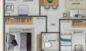 Imagem 4: Residencial Jardim do Atalaia - Nova Iguaçu próximo a UNIG - Apartamentos com quintal<b