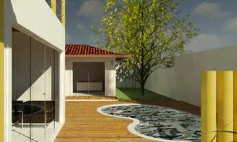 Imagem 7: Casa com 4 suítes, piscina e jardim dentro de condominio
