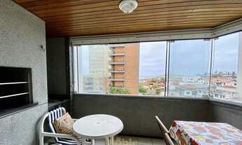 Imagem 6: Amplo apartamento mobiliado na Av. Silja Jardim - Endereço nobre de Torres - Sacada / Chur