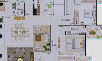 Imagem 2: Apartamento para venda possui 315 metros quadrados com 4 quartos em Indaiá - Caraguatatuba