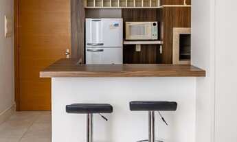 Imagem 3: Lindo loft mobiliado c/churrasq e 1 vaga no Parigi. Infra completa