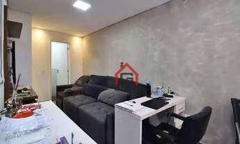 Imagem 2: Apartamento com 1 dormitório para alugar, 58 m² por R$ 2.020,85/mês - Campestre - Santo An