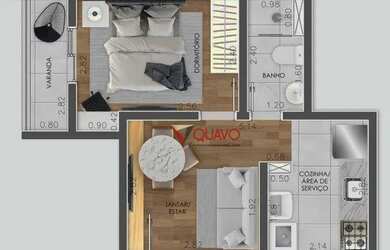 Imagem 5: Condomínio Rio Real; 02 dormitorios,c/varanda