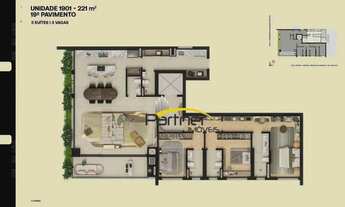 Imagem 2: Apartamento à venda, 221 m² por R$ 5.182.360,00 - Ecoville - Curitiba/PR