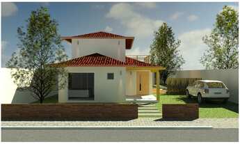 Imagem 2: Casa com 4 suítes, piscina e jardim dentro de condominio