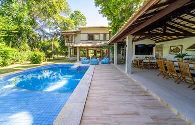 Imagem 2: Casa com 05 Cinco Suítes Condomínio Fechado em Sauipe Litoral Norte Bahia