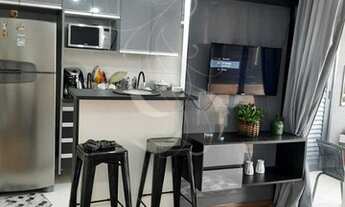 Imagem 2: Apartamento mobiliado de 2 dormitórios para locação em Piscine Station Resort Brás