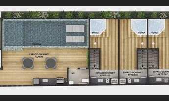 Imagem 3: Apartamento Duplex com 2 dormitórios à venda, 39 m² por R$ 416.556 - Cabo Branco - João Pe