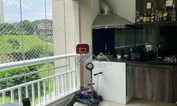 Imagem 2: Apartamento Mobiliado com 2 suítes para alugar, 94 m² por R$ 10.500/mês - Paisagem Tamboré