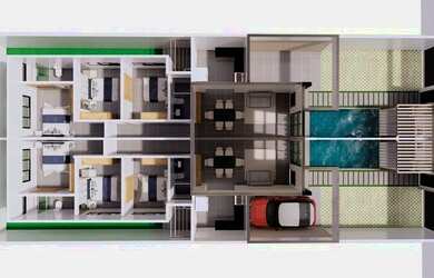 Imagem 5: VENDO 2 CASAS EM CANDEIAS, CADA COM 3 QUARTOS, 1 SUITE, GARAGEM, SÓ VENDA AS 2 JUNTAS, 96