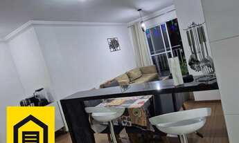 Imagem 3: Apartamento com 2 dormitórios para alugar, 58 m² por R$ 2.380,00/mês - Vila Falchi - Mauá