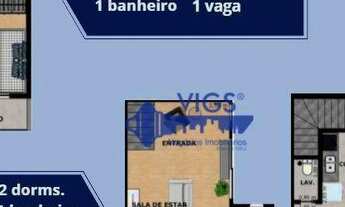 Imagem 3: Apartamento à venda, 44 m² por R$ 317.000,00 - Jardim Alvorada - Santo André/SP