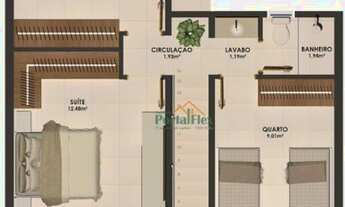 Imagem 3: Casa com 3 dormitórios à venda, 105 m² por R$ 546.793,00 - Colina de Laranjeiras - Serra/E