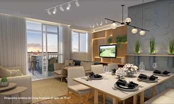 Imagem: 75 M² com 3 dormitórios e 1 suíte, 2