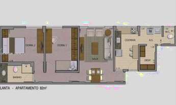 Imagem 2: Apartamento para Venda em São Paulo, VILA MONUMENTO, 2 dormitórios, 2 banheiros, 1 vaga