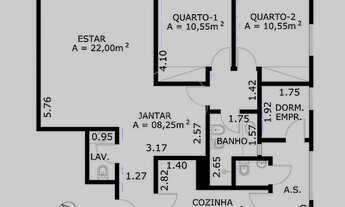 Imagem 2: ALBATROZ - ITAIM BIBI - Venda - 92 m² - 2 Quartos - 1 Vaga