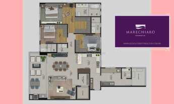 Imagem 7: Apartamento para venda tem 155 metros quadrados com 3 quartos em Fazenda - Itajaí - SC