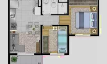 Imagem 3: Apartamento novo Barra Funda 1 e 2 Dor com varanda -M.Casa M.Vida