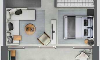 Imagem 7: Studio Huma Itaim 44m com 1 Vaga Faria Lima, JK, Itaim e Vila N Conceição vista incrível