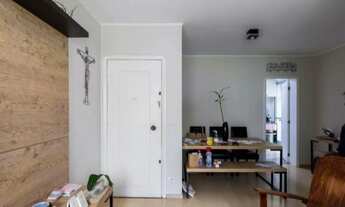 Imagem 2: Apartamento com 74m² de área útil, ampla sala, 3 dormitórios SEM suíte, 1 vaga de garagem