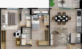 Imagem 5: 2 Suítes ou 3 Suítes - De frente Parque Areião - St. Pedro Ludovico