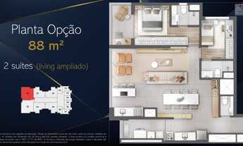 Imagem 3: 88 m² com 3 dormitórios sendo 1 suíte com 2 vagas determinadas no melhor da Vila Romana