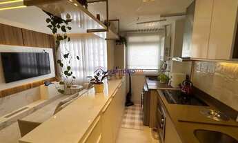 Imagem 7: Apartamento mobiliado e equipado, andar alto, com churrasqueira Jardim Lindóia