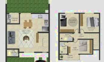 Imagem 7: Geminado para Venda em Joinville, Santa Catarina, 3 dormitórios, 1 suíte, 1 banheiro, 2 va