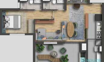 Imagem 13: Apartamento com 3 dormitórios à venda, 69 m² por R$ 740.000,00 - Vila Firmiano Pinto - São