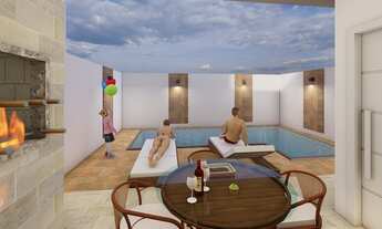 Imagem 5: SOBRADO NO TROPICAL III- SUÍTE, 2 QTOS, ESPAÇO GOURMET, 3 WC, 2 VAGAS, PISCINA, a/c-150m²