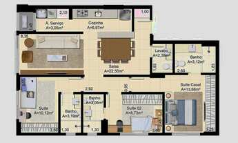 Imagem: Apartamento - Gran Murano Apartamento com