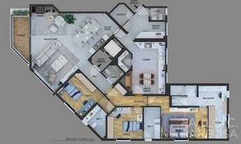 Imagem 4: Apartamento reformado com terraço - 3 Suítes - 3 Vagas - Lazer