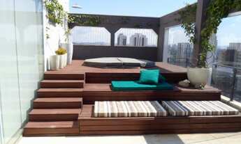 Imagem 2: COBERTURA DUPLEX - 4 SUÍTES, 4 VAGAS COM 317M2 AU, EM PINHEIROS