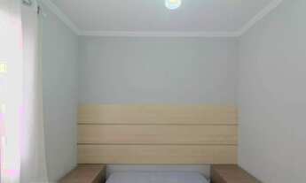 Imagem 7: Apartamento com 60 m2, andar alto, mobiliado, 3 dormitórios, 1 banheiro, 1 vaga, estuda pe