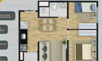 Imagem 2: Apartamento para venda possui 38 metros quadrados com 2 quartos em Mandaqui - São Paulo