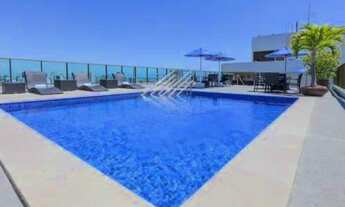 Imagem 2: Flat no Hotel Ramada, em Boa Viagem, mobiliado,1 quarto, 1 vaga, WC social, cozinha,andar