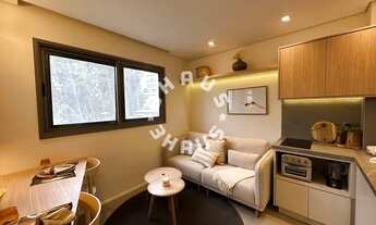 Imagem 1: Apartamento de 27m², com 01 suíte, sala integrada a cozinha, ar condicionado